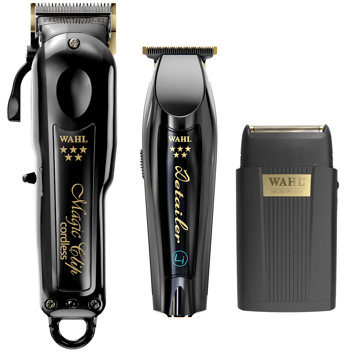 WAHL Premium Barber Comboコードレスバーバーキット03 Kit Combo Wahl Professional Cordless: Barber Combo + Power Shaver