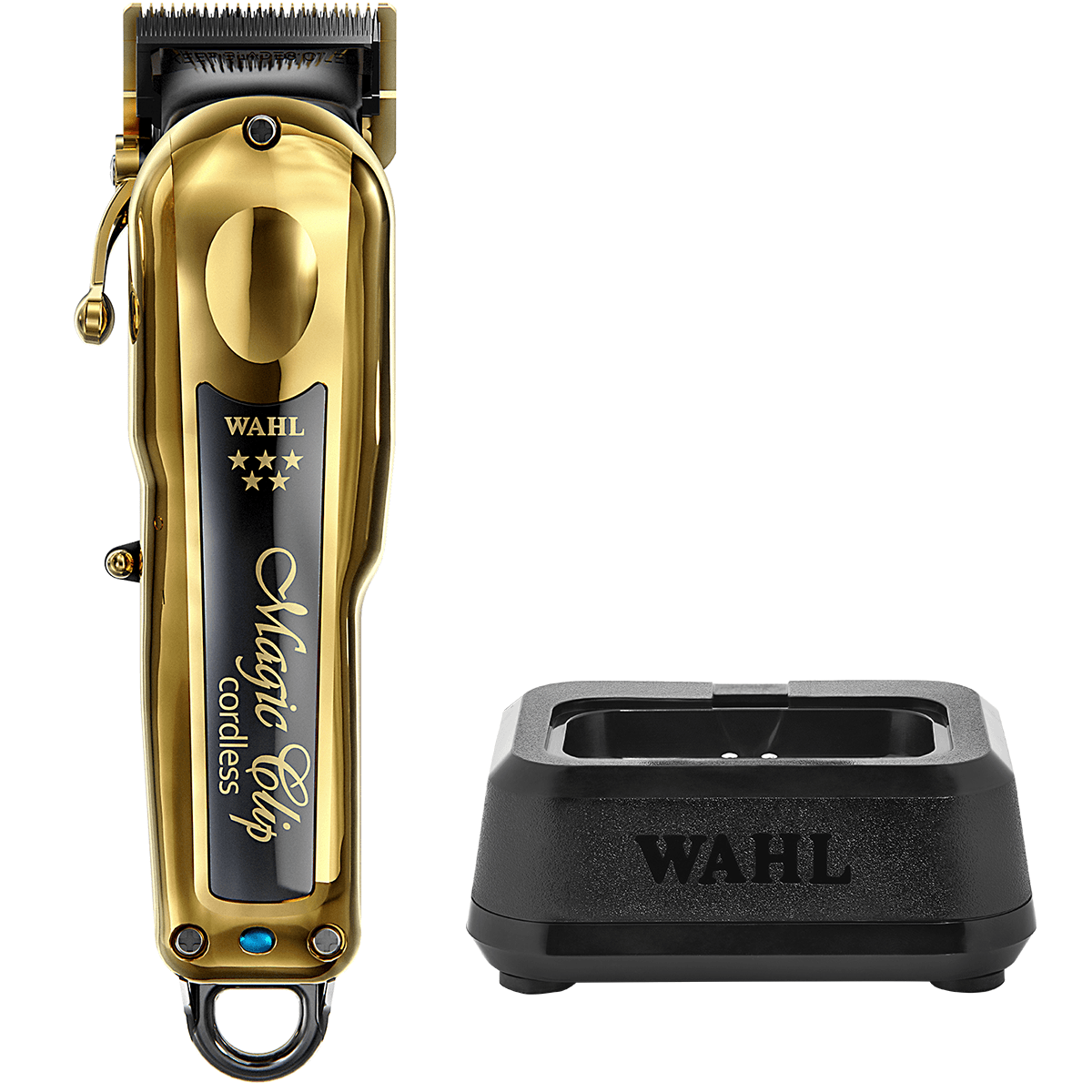 WAHL Magic Clip cordless (縦型充電器付き) Kit Magic Clip Cordless Gold + Base Carregadora Wahl | Loja Wahl