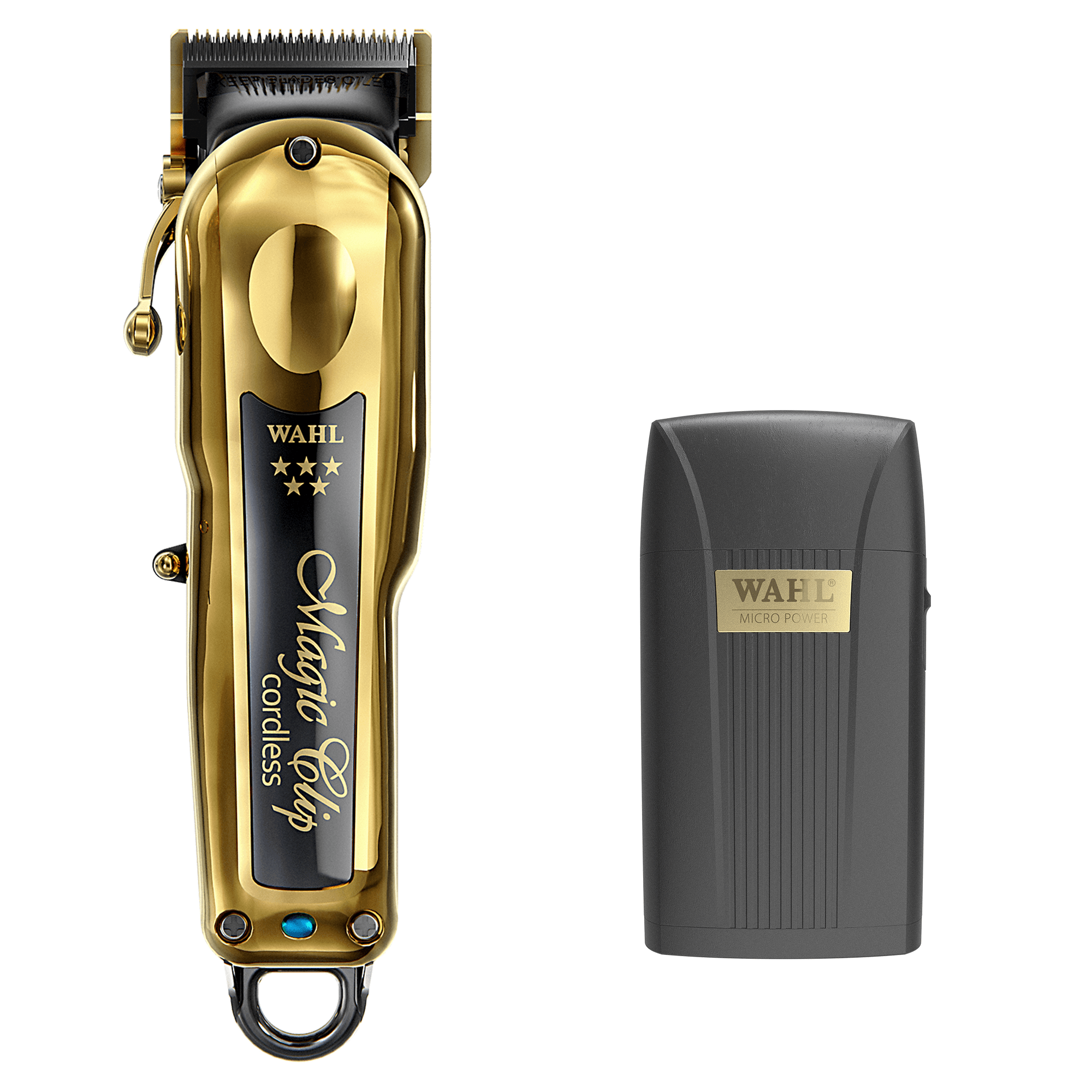 Kit Máquina de Cortar Cabelo Magic Clip Gold + Máquina de