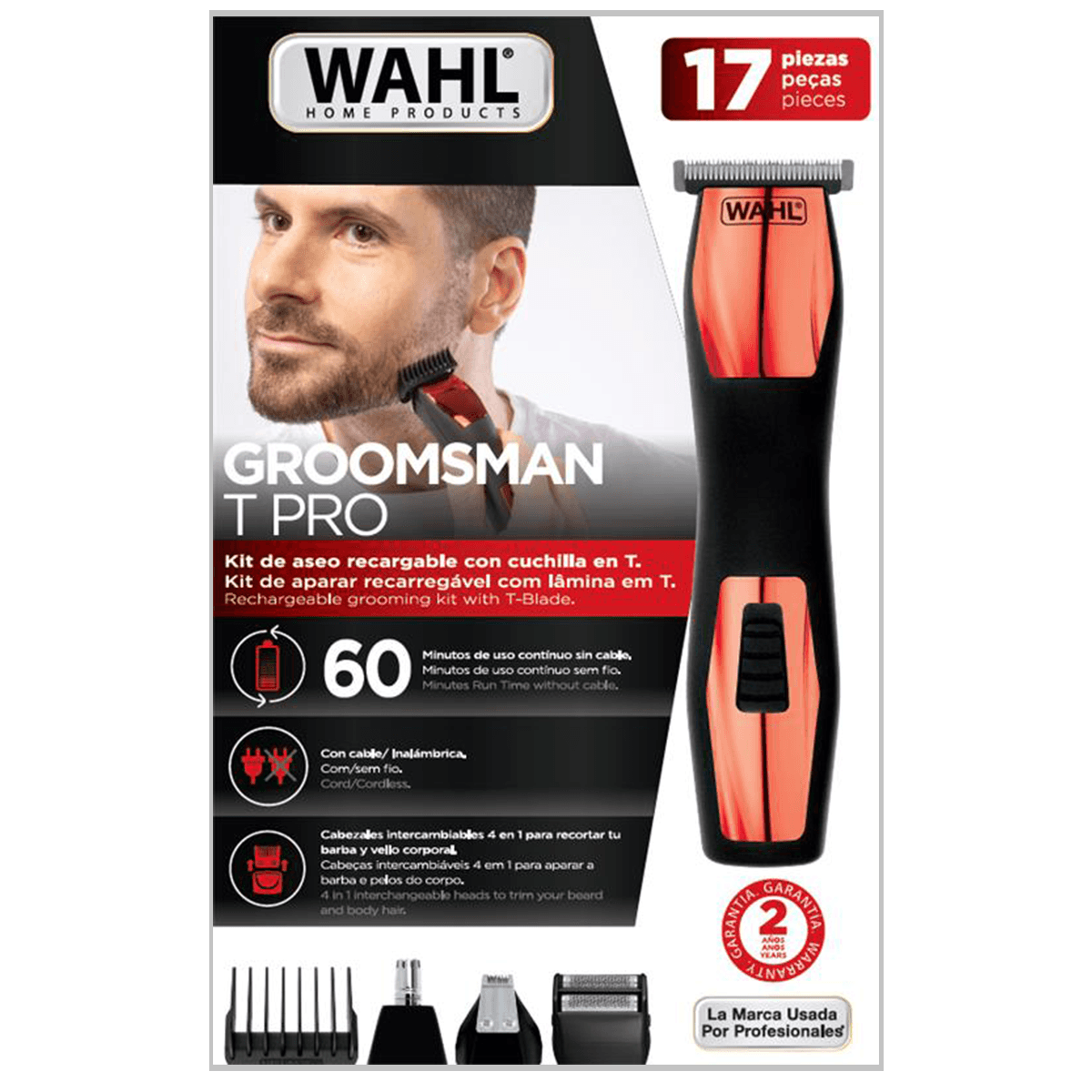 Aparador de Pelos Groomsman T-Pro | Loja Wahl Clipper Brasil