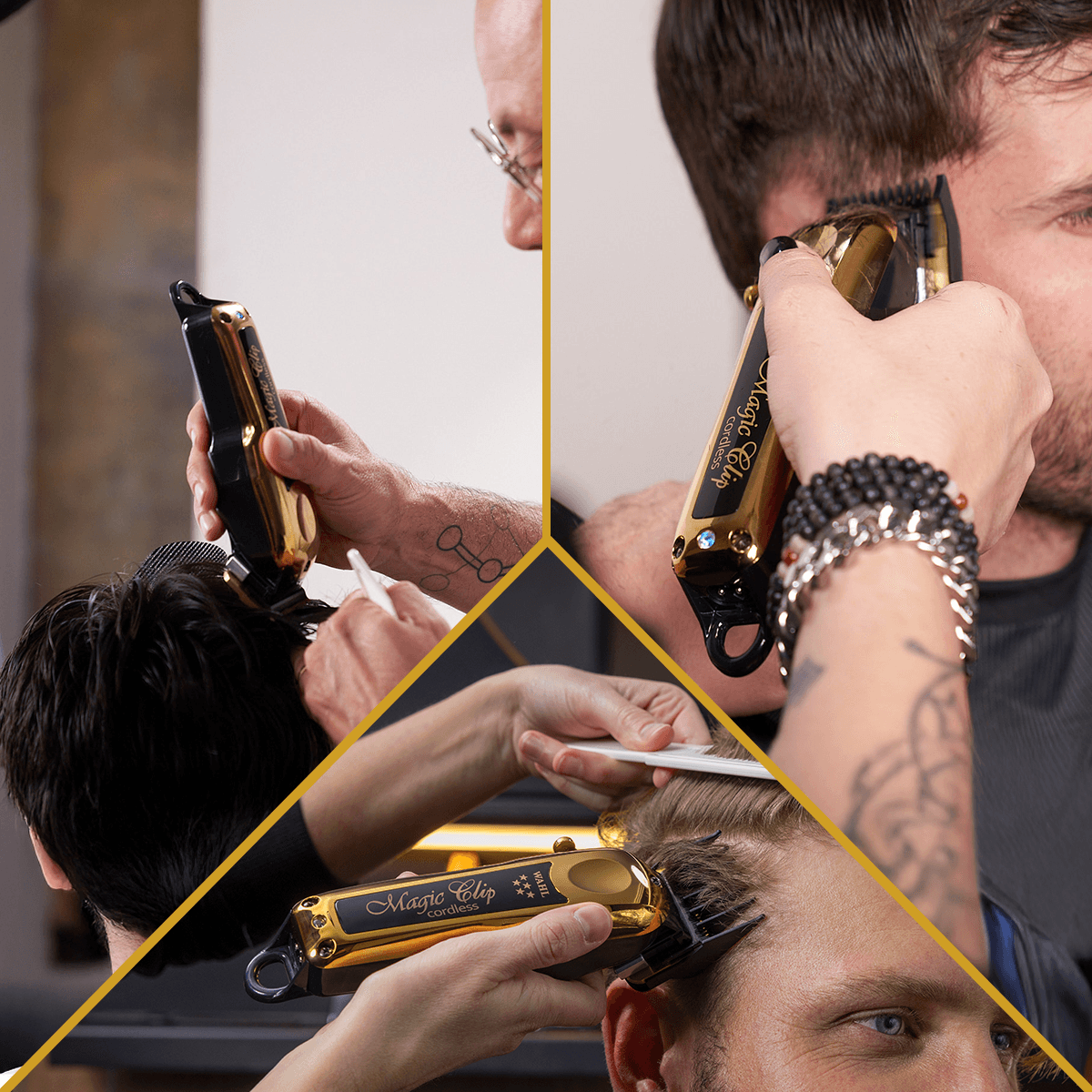 Wahl Maquina de Cortar Cabelo Magic Clip Gold Sem Fio 6500 RPM