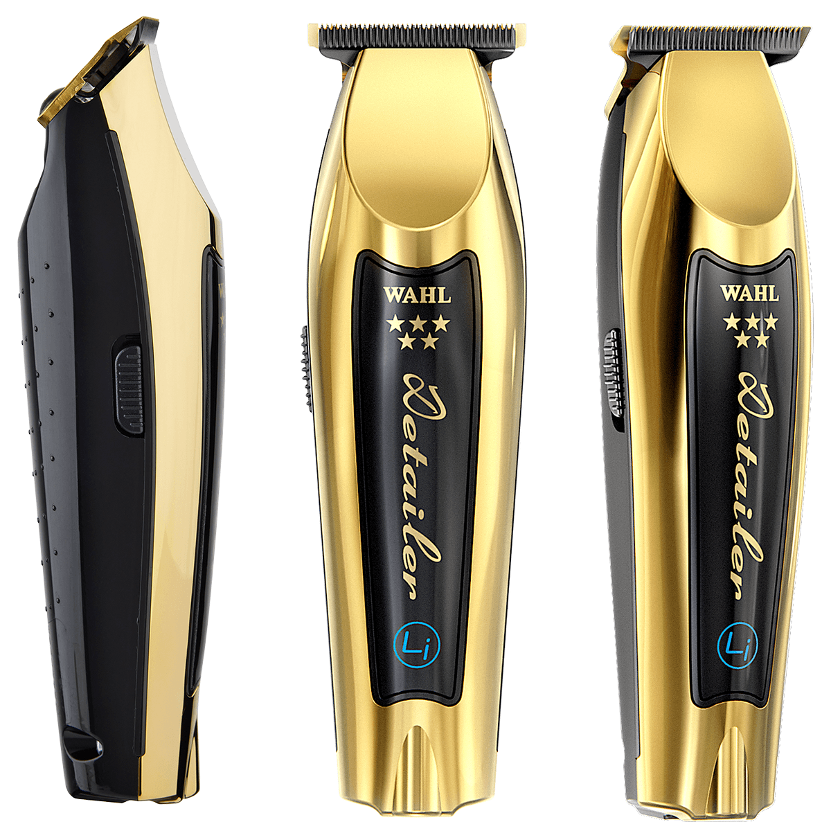 Kit Profissional Wahl Magic Clip Gold + Detailer Gold Sem Fio