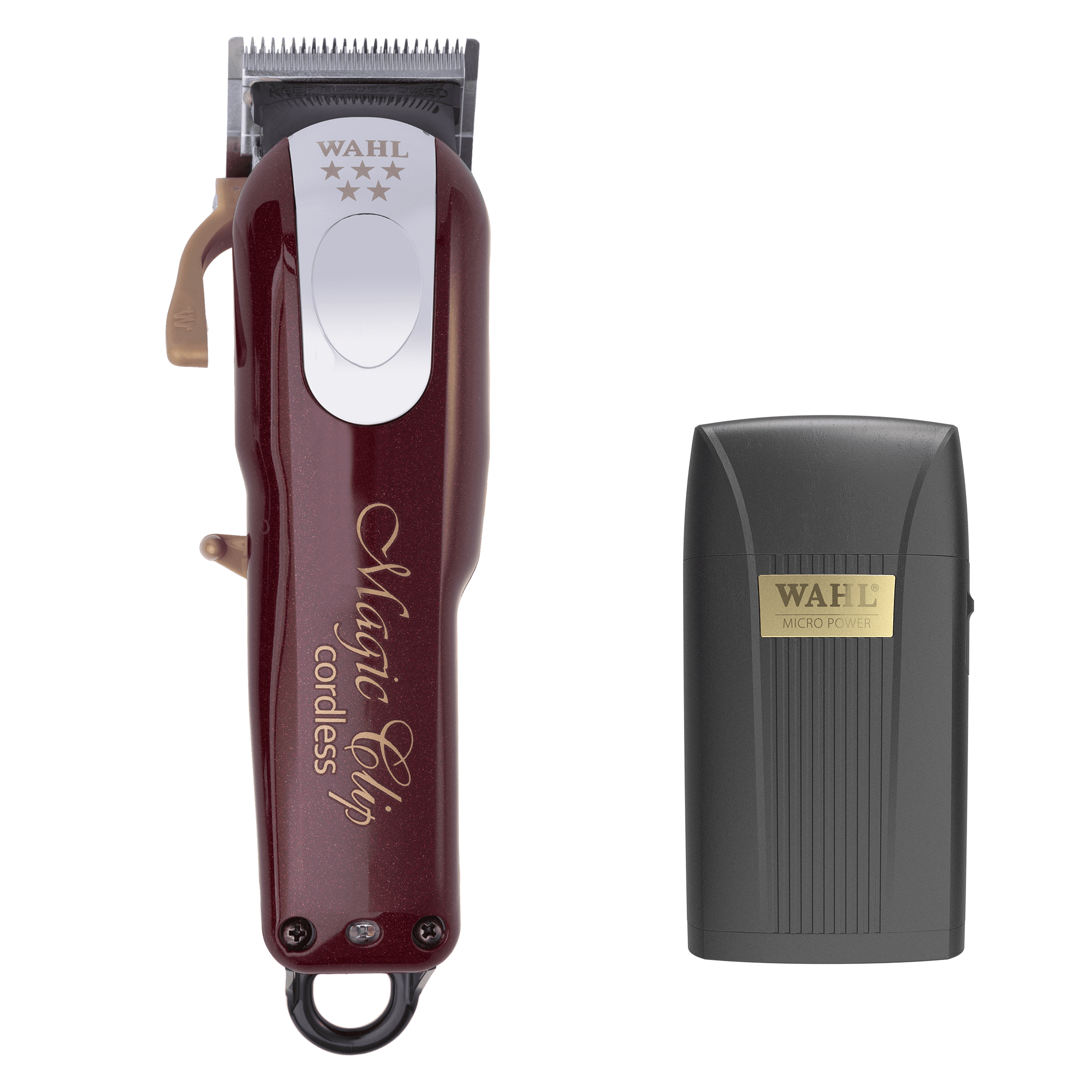 Kit Wahl Máquina de Cortar Cabelo Magic Clip Cordless + Máquina de